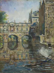 Dora Meeson, Bath, oil on panel