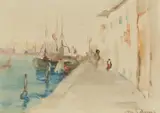 Josephine Muntz Adams, Venice, watercolour on paper
