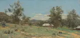 Jo Sweatman, Country Cottage in Landscape