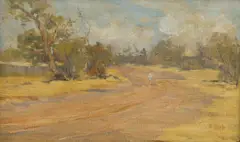 Dora Serle, Towards Brighton, oil on canvas