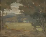 Mary Meyer, (Near Charterisville), oil on wood