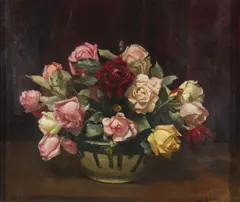 Still Life by Violet McInnes, 1932, oil on canvas, sold Oct 2019