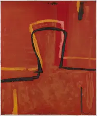 Head on Red Earth by Graham Fransella, etching 6/35, sold Jun 2019