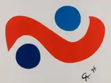 Sky Bird by Alexander Calder, 1974, lithograph, sold Jun 2019