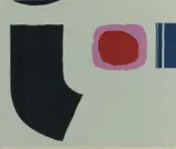 Bela Ivanyi, Intersection I, 1968, screenprint 5/5