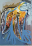 Charles Blackman, Firebird, screenprint 92/150