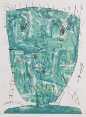 Blues by David Larwill, 2005, etching BAT, sold Jun 2019
