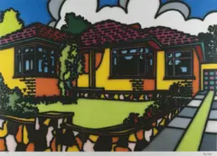 Howard Arkley, Triple Fronted, 1988, digital giclee print 118/499