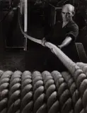 Wolfgang Sievers, Rope Making At Miller Rope, Brunswick, Melbourne, 1962, silver gelatin photograph