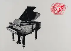 Imants Tillers, Location Unknown, 1993, screenprint 9/75
