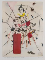 Sally Smart, Mad House History Painting Series, 1990, monotype
