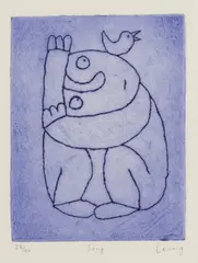 Michael Leunig, Song, etching 25/90