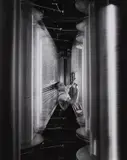 Wolfgang Sievers, Rayon Loom Tuner At Bruck Mills Wangaratta, Victoria, Australia, 1950, silver gelatin photograph
