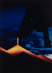 Wolfgang Sievers, Weipa At Dawn, Stockpiling Bauxite, Comalco, Weipa, Cape York, North Queensland, 1971, c-type print