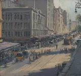 Dora L. Wilson, Swanston Street, Melbourne