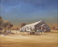 D'Arcy Doyle, Matinee Intermission, oil on board