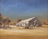 D'Arcy Doyle, Matinee Intermission, oil on board