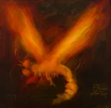 Untitled by Pro Hart, 1977, oil on board, sold Jun 2019