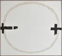 Span by Elwyn Lynn, 1968, oil on canvas, sold Jun 2019