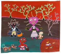 Harry Wedge, Cranky, 2003, acrylic on canvas