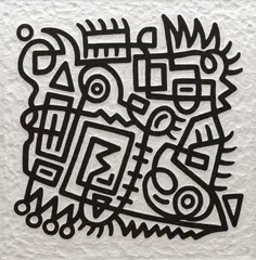 Justin Feuerring, DMT Bird, 2019, etching on polystyrene and enamel
