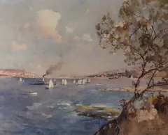 Benjamin Edwin Minns, (Sydney Harbour), 1924, watercolour