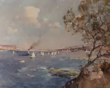 Benjamin Edwin Minns, (Sydney Harbour), 1924, watercolour