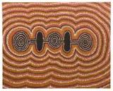 Mick Namarari Tjapaltjarri, Tingari Cycle, 1984, acrylic on canvas