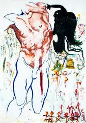 James McGrath, Man, 1990, Oil on canvas.