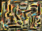 Robert Klippel, Untitled, 1984, Watercolour, pastel on paper.