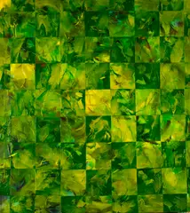 Ines Ullmann, Singing with Lime Birds, 1999, Oil on canvas.