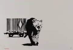 Banksy, Barcode, 2004, screenprint 336/600