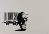 Barcode by Banksy, 2004, screenprint 336/600, sold Apr 2019