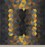 Victor Vasarely, Untitled (from the Homage to the Hexagon series) c. 1968-9, screenprint 194/200