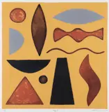 John Coburn, Jazz I, 1999, screenprint 3/30