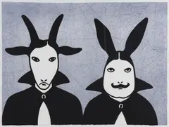 Rendevous at the Opera by Rona Green, screenprint 7/30, sold Apr 2019
