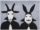 Rona Green, Rendevous at the Opera, screenprint 7/30
