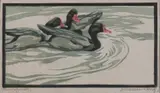 Untitled by Norbertine Bresslern-Roth, linocut, sold Apr 2019