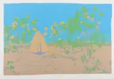 Clifton Pugh, Presence of the Dingo, screenprint 15/75