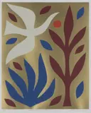 John Coburn, White Bird in the Garden, 1985, screenprint A/P