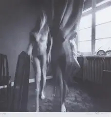 Karin Székessy, 3 Madchem + 3 Stuhle, photolithograph 51/100