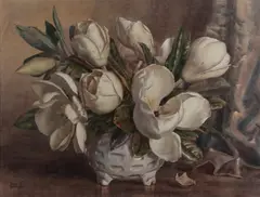 Allan T. Bernaldo, Magnolias, watercolour