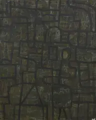 Wayne Eager, Night Watch, 1989, oil on canvas