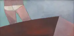 Dorothy Braund, Boy in a Boat, 1994, oil on board