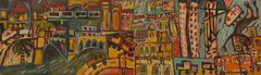 Pasquale Giardino, The City - Collingwood, 1999, oil on board