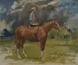 William Dargie, Study of Imperial, 1965, oil on canvas