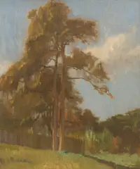 Dorrit Black, The Big Serpentine, c.1920, oil on canvas on board