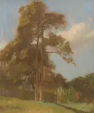 Dorrit Black, The Big Serpentine, c.1920, oil on canvas on board