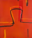 Graham Fransella, Head on Red Earth, etching A/P