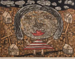 Dean Bowen, Country Girl, 1997, etching 3/25